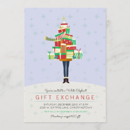Invitación a la fiesta de intercambio de regalos d