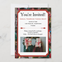 Invitación a la fiesta de intercambio de regalos n