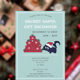 Invitación a la fiesta de intercambio de regalos s