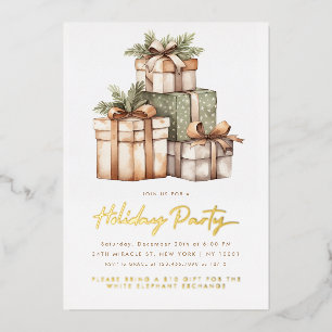Invitación a la fiesta de intercambio de regalos W