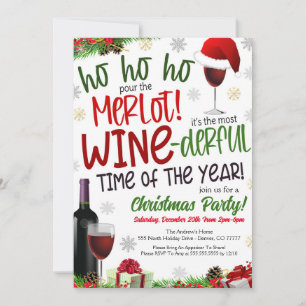 Invitación a la fiesta de intercambio de vinos de