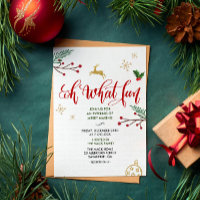 Invitación a la fiesta de invierno de los Navidade