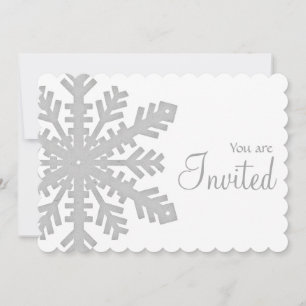Invitación a la fiesta de invierno del Copo de Nie