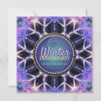 Invitación a la fiesta de invierno Magic Bridal Sh
