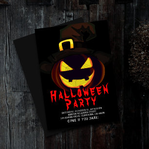 Invitación a la fiesta de Jack O Lantern en Hallow