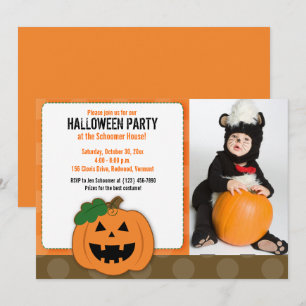 Invitación a la fiesta de Jack O Lantern en Hallow