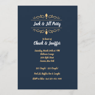 Invitación a la Fiesta de Jack y Jill de Desplazam