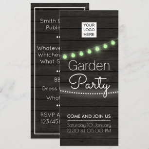invitación a la fiesta de jardín de la oficina cor