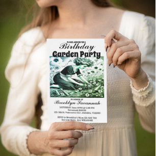 Invitación a la Fiesta de Jardín de la Tarde de la