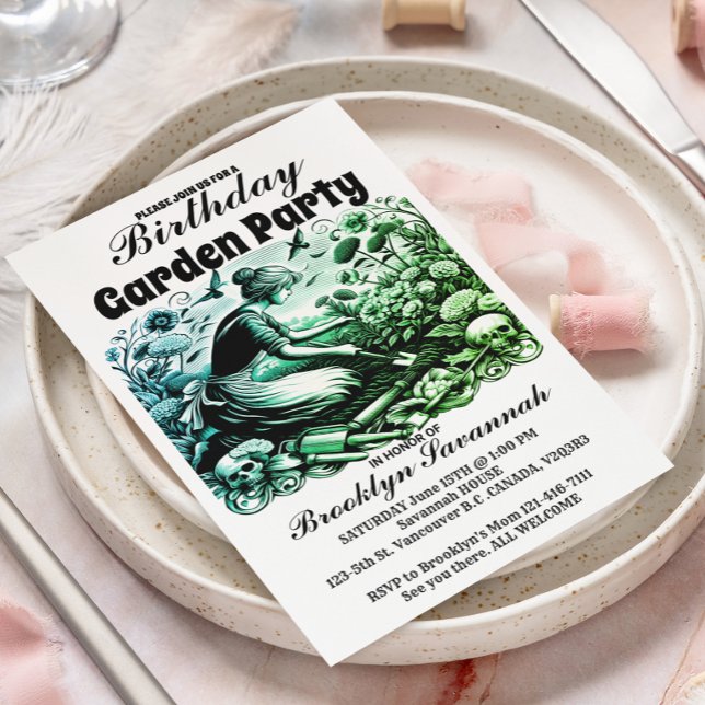 Invitación a la Fiesta de Jardinería para Trabajad (Subido por el creador)