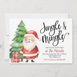 Invitación a la fiesta de jingle y mingle