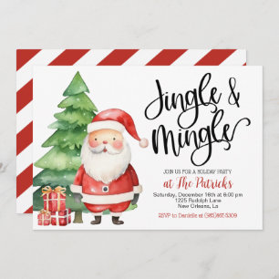 Invitación a la fiesta de jingle y mingle