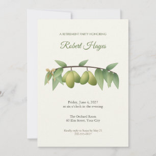 Invitación a la fiesta de jubilación de la rama de