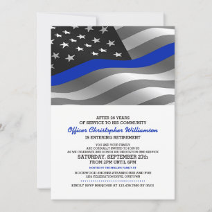 Invitación a la fiesta de jubilación del oficial d