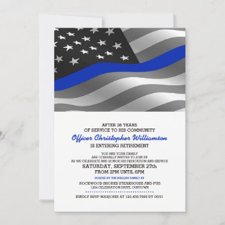 Invitación a la fiesta de jubilación del oficial d