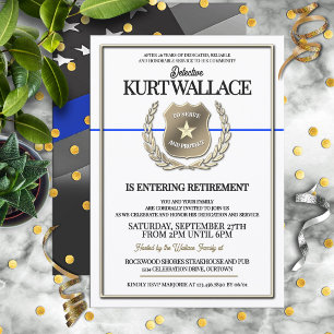 Invitación a la fiesta de jubilación del oficial d