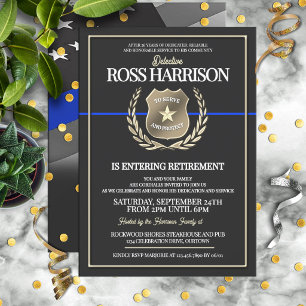 Invitación a la fiesta de jubilación del oficial d
