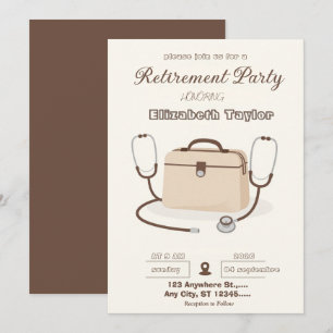 Invitación a la fiesta de jubilación del veterinar