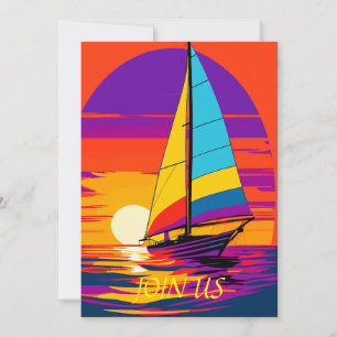 Invitación a la Fiesta de Jubilación en Barco de N