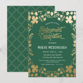 Invitación a la fiesta de jubilación, invitación a