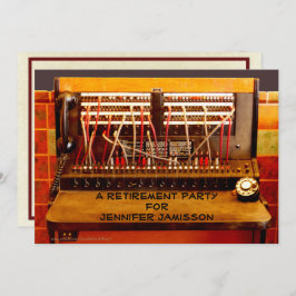 Invitación a la Fiesta de Jubilación, panel de con