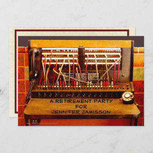 Invitación a la Fiesta de Jubilación, panel de con