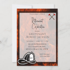 Invitación a la Fiesta de Jubilación para Bomberos