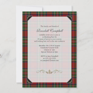 Invitación a la Fiesta de Jubilación Royal Stuart 