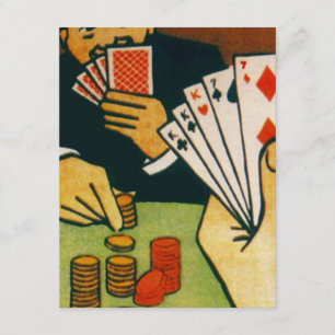 Invitación a la fiesta de juegos de cartas de jueg