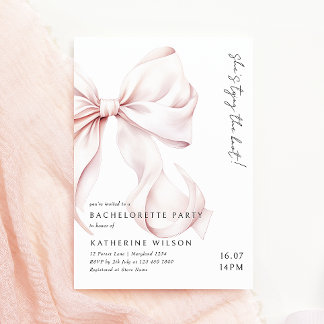 Invitación a la fiesta de la Bachelorette