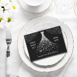 Invitación a la fiesta de la Bachelorette con vest