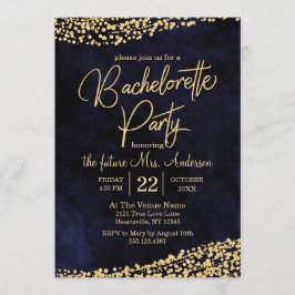 Invitación a la fiesta de la Bachelorette de Azul