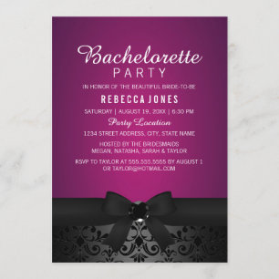 Invitación a la fiesta de la Bachelorette de Damas