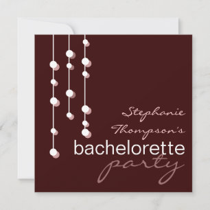 Invitación a la fiesta de la Bachelorette de Novia