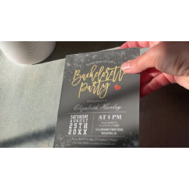 Invitación a la fiesta de la Bachelorette floral d