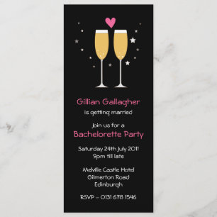 Invitación a la fiesta de la bachillerato con tost