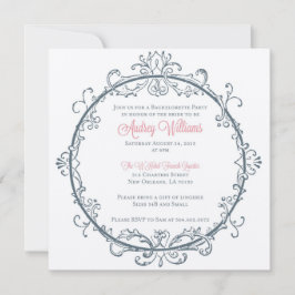 Invitación a la fiesta de la bachillerato de época