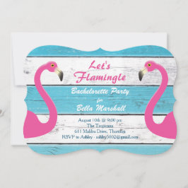 Invitación a la fiesta de la bachillerato de flami
