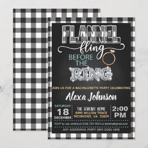 Invitación a la fiesta de la bachillerato de Flann