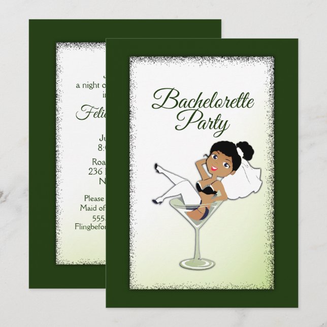 Invitación a la fiesta de la bachillerato de la no (Anverso / Reverso)