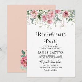 Invitación a la fiesta de la bachillerato de peone