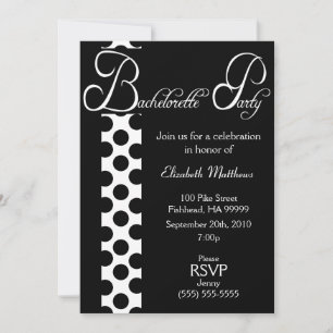 Invitación a la fiesta de la bachillerato de punto