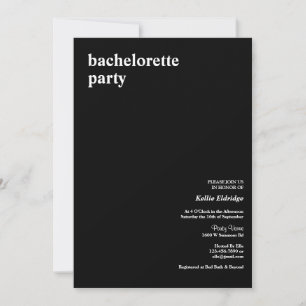 Invitación a la fiesta de la bachillerato de tipo 