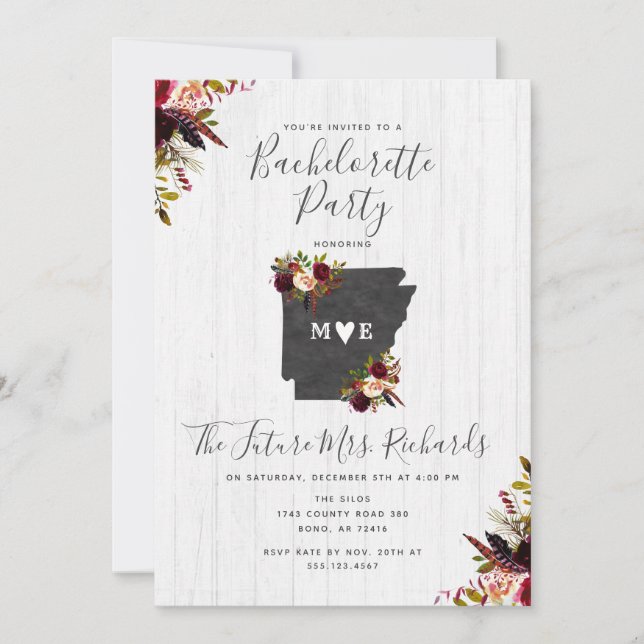 Invitación a la fiesta de la bachillerato del esta (Anverso)