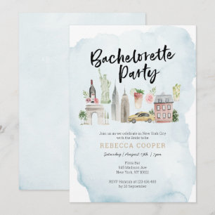 Invitación a la fiesta de la bachillerato en Nueva