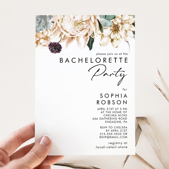 Invitación a la fiesta de la bachillerato floral b (Subido por el creador)