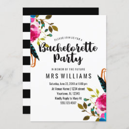 Invitación a la fiesta de la bachillerato floral d