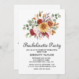 Invitación a la fiesta de la bachillerato floral d