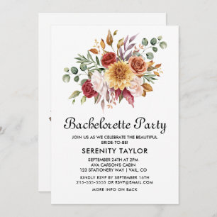 Invitación a la fiesta de la bachillerato floral d