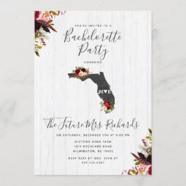 Invitación a la fiesta de la bachillerato floral d